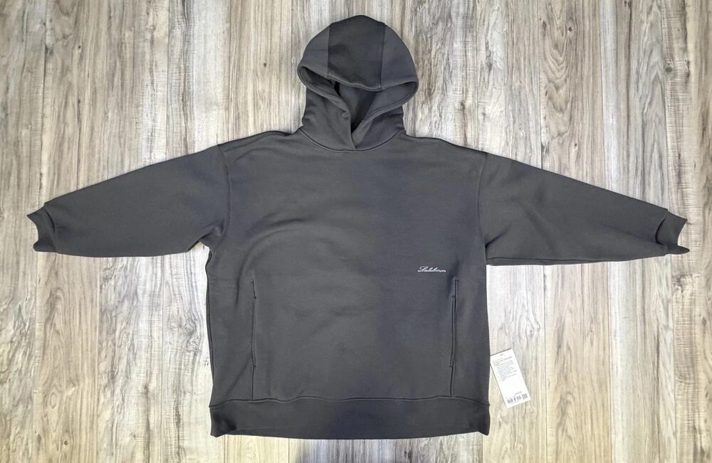 Lululemon Big Cozy Oversized Hoodie Graphite Grey LW3JSDS Fleece Womens Large